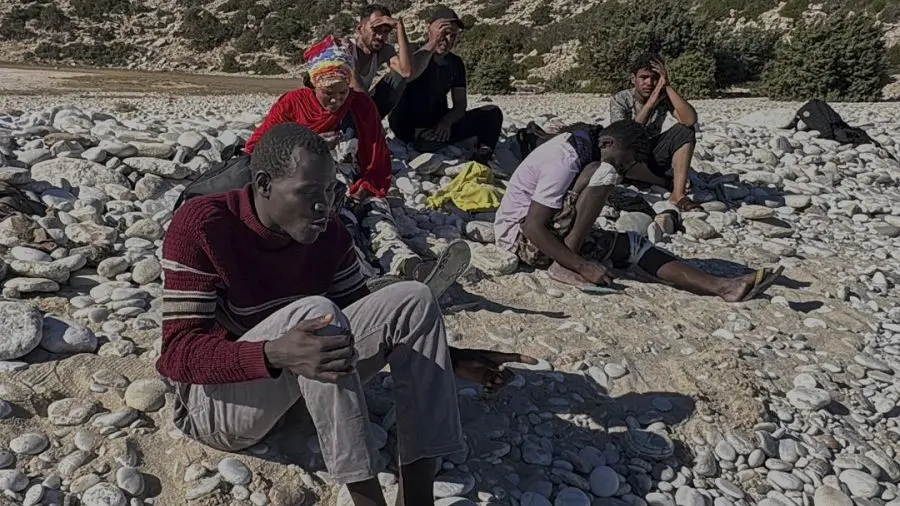US deportations to Africa – Airplane landing with deported individuals
